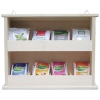 Hanging tea shelf 2x4